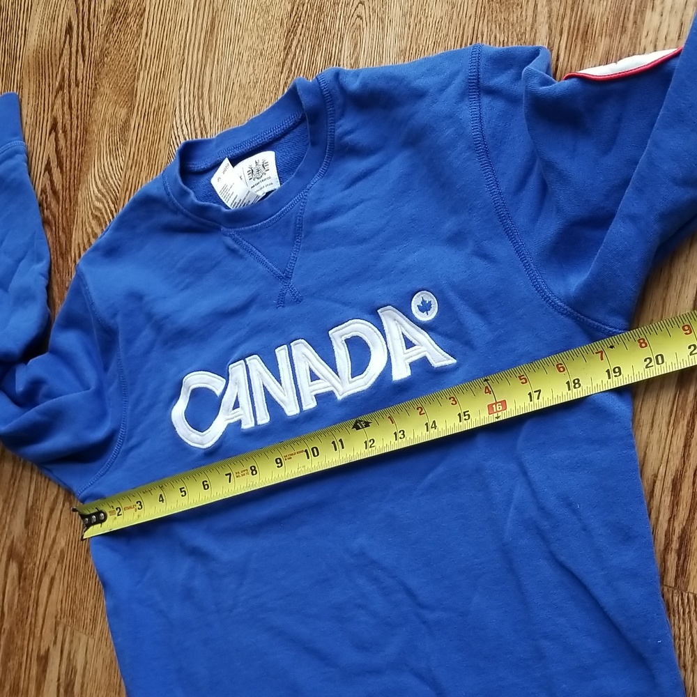(S) HBC Hudson's Bay Co. Men's Official Canada Olympics Sweatshirt 100% Cotton - Picture 9 of 10